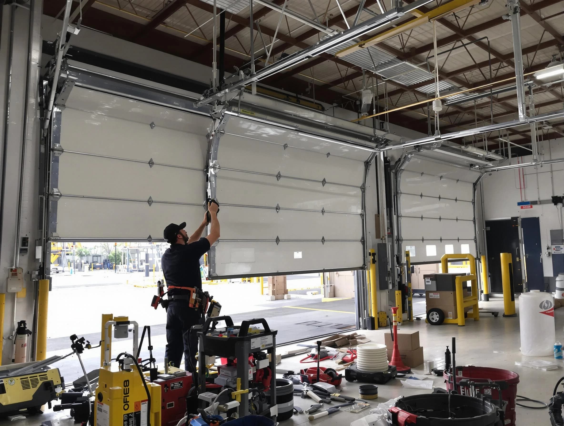 Youngtown Garage Door Repair technician performing commercial garage door repair in Youngtown