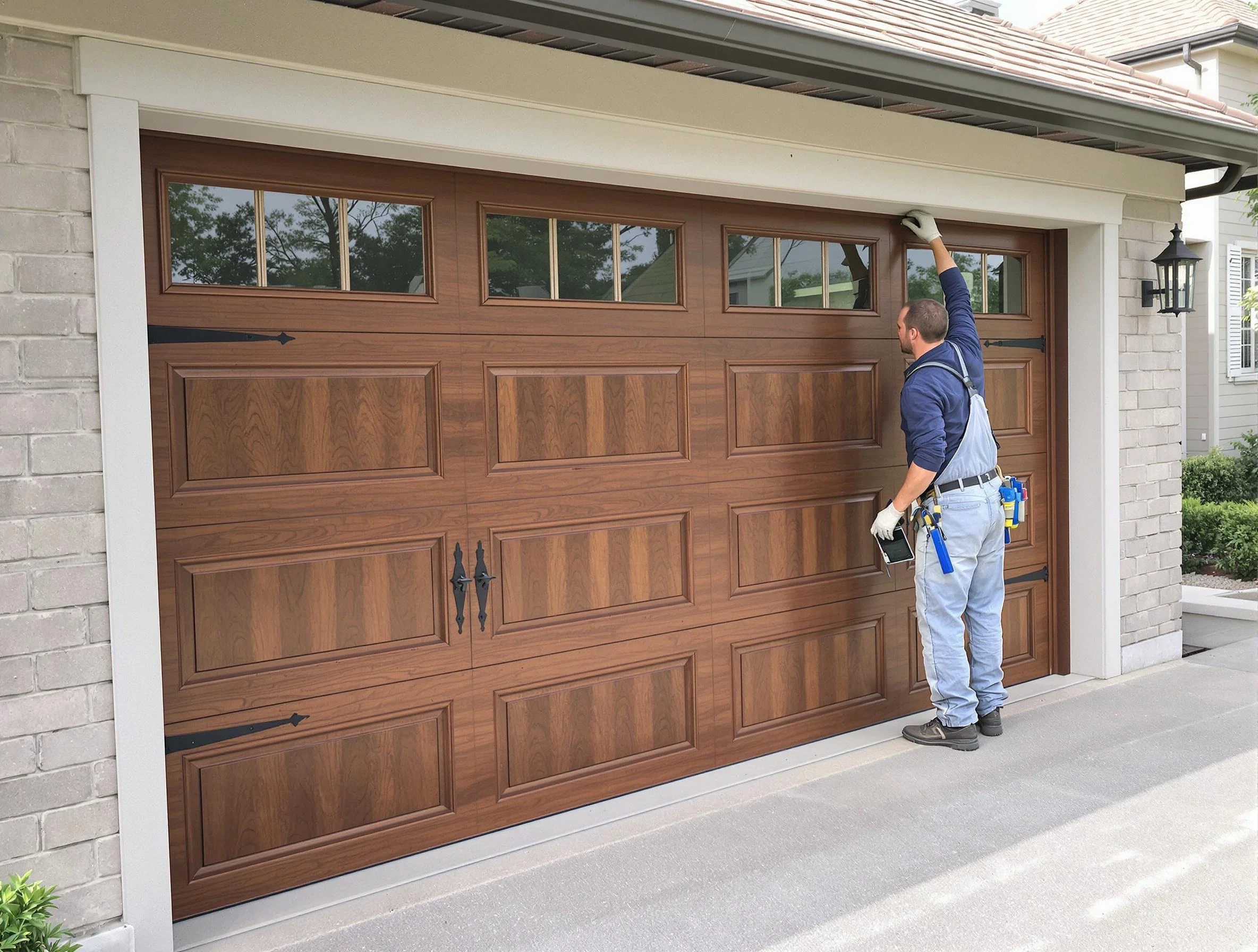 Custom garage door showcase by Youngtown Garage Door Repair in Youngtown