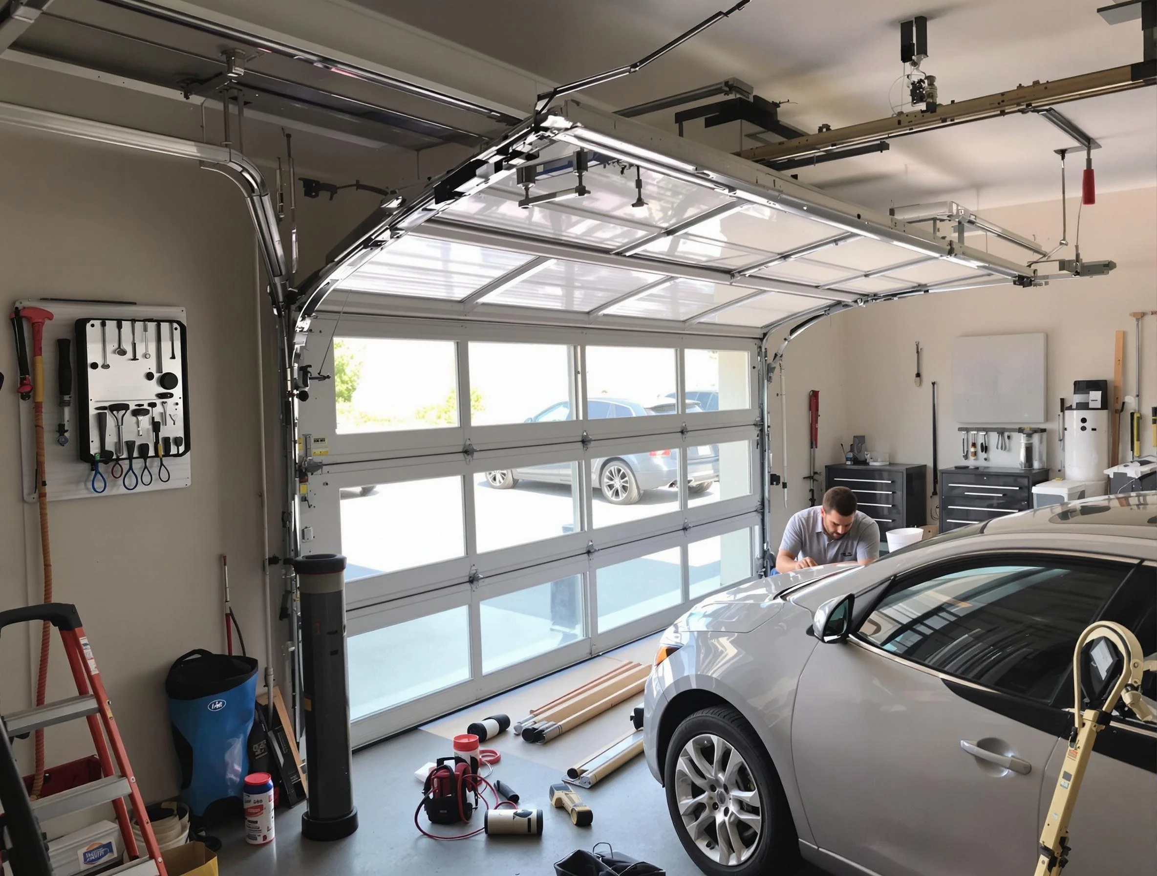 Garage door noise reduction service by Youngtown Garage Door Repair in Youngtown